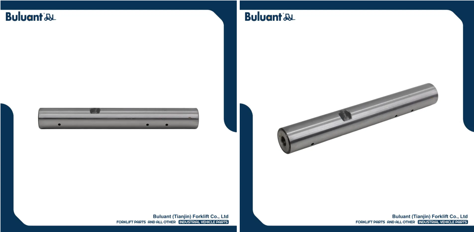 Buluant (Tianjin) Forklift Co., Ltd product display featuring multiple types of forklift engine mounts. The image shows a variety of engine mount models with thickened anti-vibration rubber cores, galvanized metal mounting brackets, and precision-machined fixing holes. Key advantages: strong load-bearing capacity, low noise operation, and compatibility with mainstream forklift brands (KION, HYSTER-YALE, TOYOTA, HELI). Bottom section displays Buluant logo, company name Buluant (Tianjin) Forklift Co., Ltd, and slogan 'FORKLIFT PARTS AND ALL OTHER INDUSTRIAL VEHICLE PARTS'.