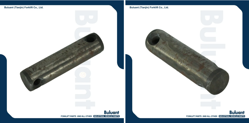 Buluant (Tianjin) Forklift Co., Ltd product display featuring multiple types of forklift engine mounts. The image shows a variety of engine mount models with thickened anti-vibration rubber cores, galvanized metal mounting brackets, and precision-machined fixing holes. Key advantages: strong load-bearing capacity, low noise operation, and compatibility with mainstream forklift brands (KION, HYSTER-YALE, TOYOTA, HELI). Bottom section displays Buluant logo, company name Buluant (Tianjin) Forklift Co., Ltd, and slogan 'FORKLIFT PARTS AND ALL OTHER INDUSTRIAL VEHICLE PARTS'.