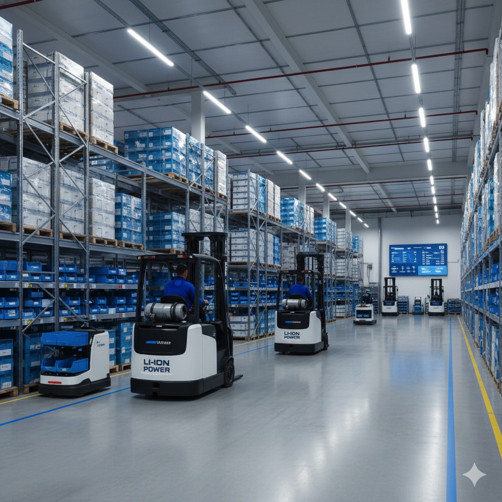 Lithium Battery Revolution Driving New Opportunities in Forklift Parts Market